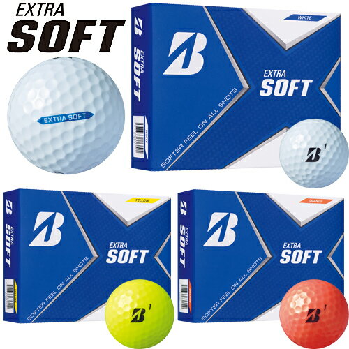 2021年モデル日本正規品ブリヂストンゴルフエクストラソフトゴルフボール1ダース(12個入り)「BRIDGESTONE GOLF EXTRA SOFT」【あす楽対応】